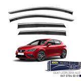 Seat Leon Niken Kromlu Cam Rüzgarlığı 4lü Set 2013 ve üstü