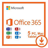 Office 365 Lisans Hesabı – 5 PC/Mac + 5 Tablet (IOS ve Android)