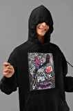 Spider-Punk Baskılı Unisex Oversize Örümcek Adam Hoodie