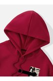 Unisex New Moment Baskılı Oversize Kapşonlu Sweatshirt