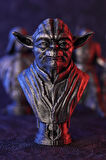 Star Wars 3'lü Set Darth Vader & Yoda & Mandalorian Büst Seti 10 Cm