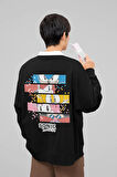 Sonic The Hedgehog Baskılı Unisex Oversize Çizgi Film Sweatshirt