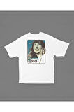 1989 Taylor Swift Baskılı Unisex Tişört, Oversize Şarkıcı Tişört