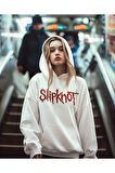 Slipknot The Subliminal Verses Yazılı Unisex Oversize Rock Metal Grubu Hoodie