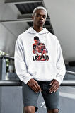 Legend Muhammeed Alii Clay Baskılı Unisex Oversize Boksör Hoodie