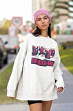 Tasarım Spider-Man Baskılı Unisex Oversize Örümcek Adam Sweatshirt