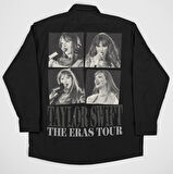 Taylor Swift The Eras Tour Baskılı Unisex Şarkıcı Cepli Gömlek