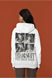 Taylor Swift The Eras Tour Baskılı Unisex Oversize Şarkıcı Hoodie
