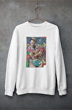 Muhammed Ali Clay Vintage Baskılı Unisex Oversize Tasarım Efsane Boksör Sweatshirt
