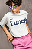 Lunch Billie Eilish Baskılı Unisex Oversize Şarkıcı Tişört