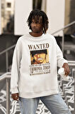 Wanted Roronoa Zoro Baskılı Unisex Oversize Anime Sweatshirt