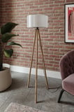 Tripod Üç Ayaklı Lambader Krem