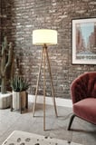 Tripod Üç Ayaklı Lambader Krem