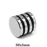 NEODYUM MIKNATIS 30X5 MM 5 ADET