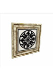 Barok Desen Baskılı Taş Tablo 25X25