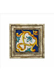 İtalyan Deseni Baskılı Taş Tablo 25X25