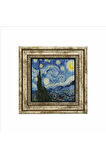 Yıldızlı Gece (Vincent Van Gogh, 1889) Baskılı Taş Tablo 25X25