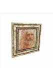Otoportre (Leonardo Da Vinci, 1512) Baskılı Taş Tablo 25X25