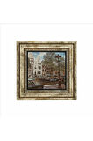 Amsterdam Görseli Baskılı Taş Tablo 25X25