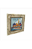 Paris Baskılı Taş Tablo 25X25