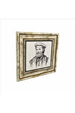 İtalyan Kaşif?Marco Polo Baskılı Taş Tablo 25X25