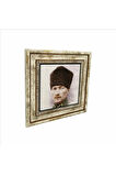 Mustafa Kemal Atatürk Baskılı Taş Tablo 25X25