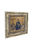 Ayasofya Deesis Mozaiği Baskılı Taş Tablo 25X25