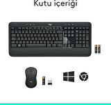 Logitech MK540 920-008687 Kablosuz Klavye Mouse Seti - Outlet