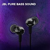 JBL C100SI Siyah Kablolu Mikrofonlu Kulak İçi Kulaklık Outlet