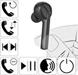 Hama 177057 Style TWS True Wireless Kablosuz Bluetooth Kulak İçi Kulaklık - OUTLET