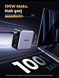 Ugreen Gan X 100 W 4 Port Hızlı Şarj Adaptörü Teşhir