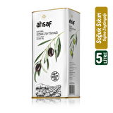 Ahsaf Soğuk Sıkım Sızma Zeytinyağı 5 lt Teneke 