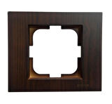 Asyagrup Ovivo Woods Ceviz Ahşap Tekli Çerçeve