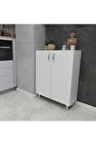 Just Çok Amaçlı Dolap Mutfak Dolabı Kiler Dolabı Beyaz