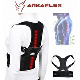 Ankaflex Dik Duruş Kamburluk Önleyici Sırt Bel Korsesi Manyetik Dik Durmak İçin Korse Bel Omuz