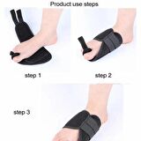 Halluks Valgus Parmak Düzeltici Gece Ateli Hallux Tedavi Sağ Sol Ayak Başparmak Kemiği Çıkıntısı