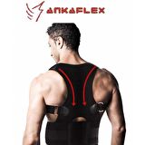 Ankaflex Erkek Bel Kemeri Manyetik Spor Korse Dik Duruş Korsesi M