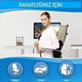 Ankaflex Tam Ortopedik Bel Yastığı Minderi Ofis Koltuk Minderi