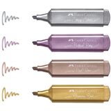 Faber Castell 1546 Metalik Renkler Fosforlu Kalem 4 Renk