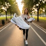 Enoch Erkek Yüksek Tabanlı Spor Ayakkabı Kalın Taban Yürüyüş ve Günlük Sneaker