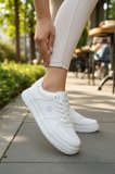 Enoch Kadın Beyaz Spor Ayakkabı Ortopedik Tabanlı Casual Sneaker