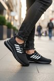 Enoch Ortopedik Ultra Hafif Şeritli Fileli Çoraplı Sneaker Spor Ayakkabı