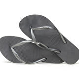 Slim Gri Kadın Terlik