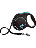 Flexi Black Design L Beden Mavi 5MT Şerit Tasma