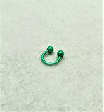 316L CERRAHİ ÇELİK PİERCİNG 6 MM PEMBE KAPLAMA DİŞ,DUDAK,KIKIRDAK,TRAGUS,KAŞ,KULAK SMİLEY PİERCİNG
