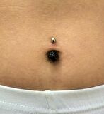ŞAMBALA HAMUR SWAROVSKİ RENKLİ TAŞ 12 MM GÖBEK PİERCİNG