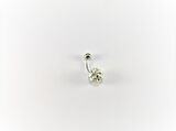 ŞAMBALA HAMUR SWAROVSKİ RENKLİ TAŞ 11 MM GÖBEK PİERCİNG