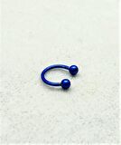 316L CERRAHİ ÇELİK PİERCİNG 8 MM KIRMIZI KAPLAMA DİŞ,DUDAK,KIKIRDAK,TRAGUS,KAŞ,KULAK SMİLEY PİERCİNG