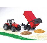 Bruder Massey Ferguson 7480 Traktör & Römork 02045