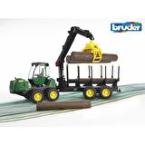 Bruder John Deere Kütük Yükleme Ve Nakliye Aracı 02133 Lisanslı Ürün